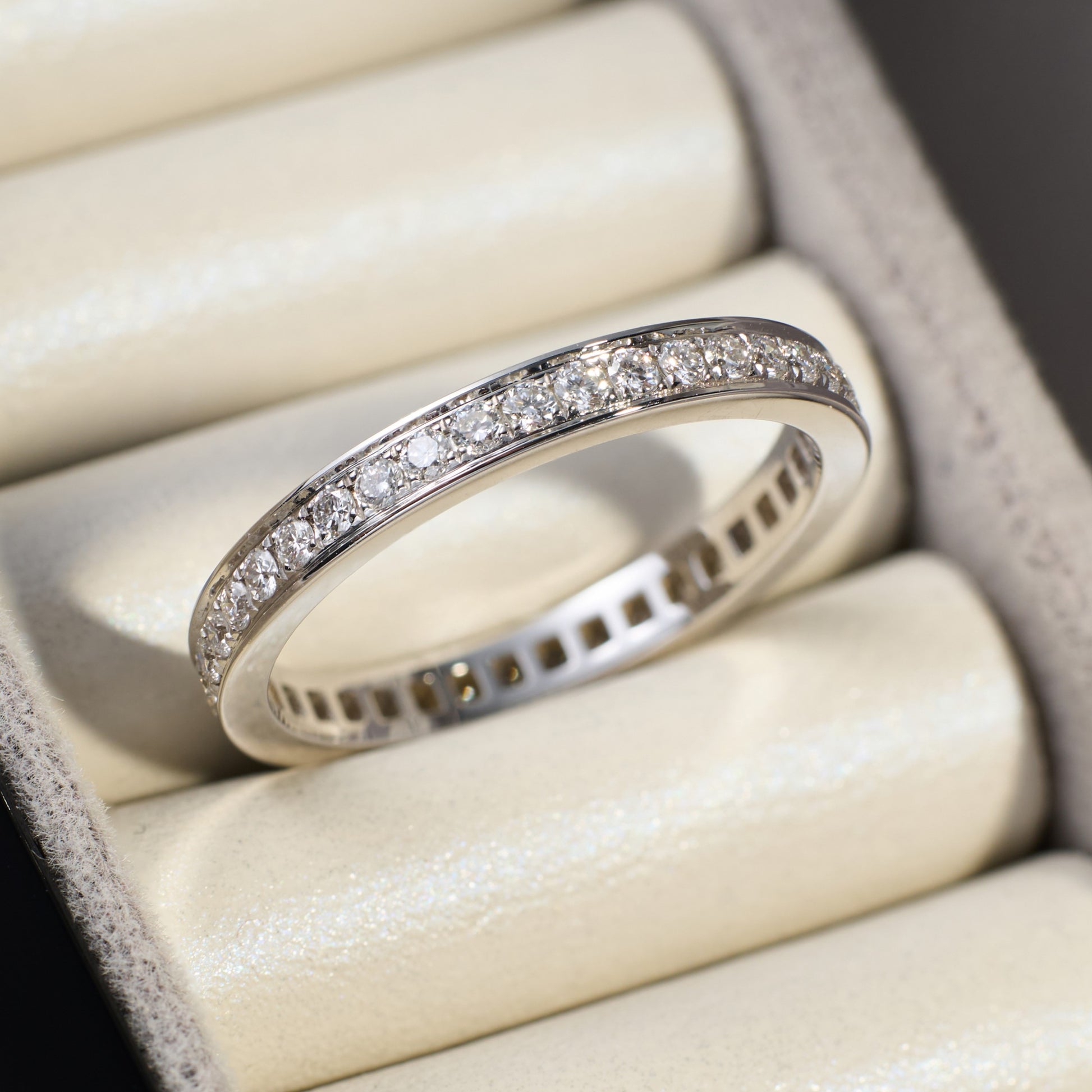 Channel Stacking Ring | Personalized Elegance - Diamond’s Bird