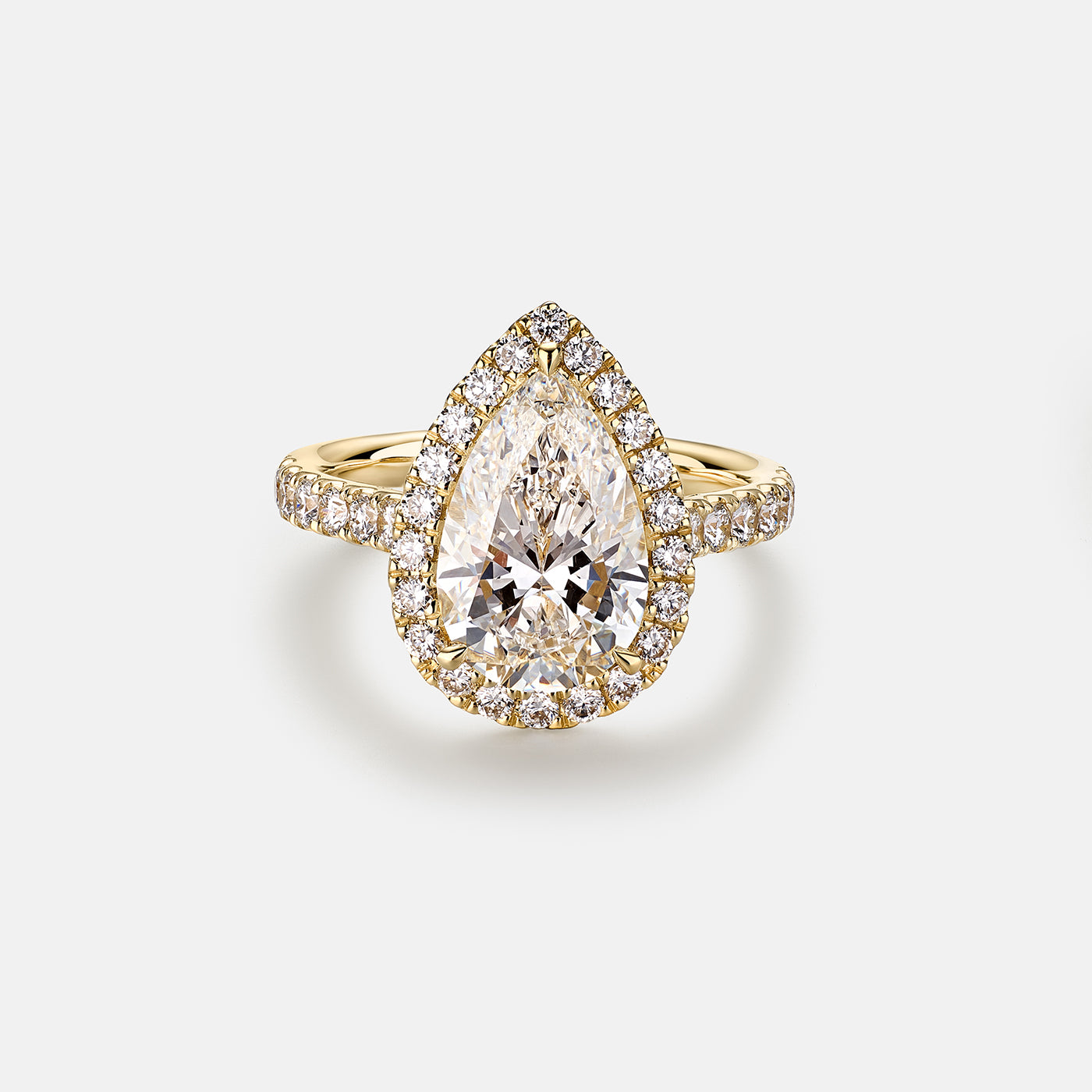 More Than Pear Engagement Ring | The Customized Perfect Proposal Ring - Diamond’s Bird