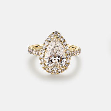 More Than Pear Engagement Ring | The Customized Perfect Proposal Ring - Diamond’s Bird
