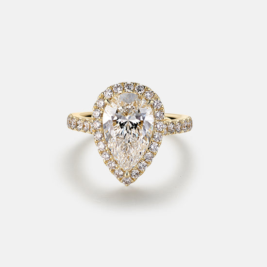 More Than Pear Engagement Ring | The Customized Perfect Proposal Ring - Diamond’s Bird