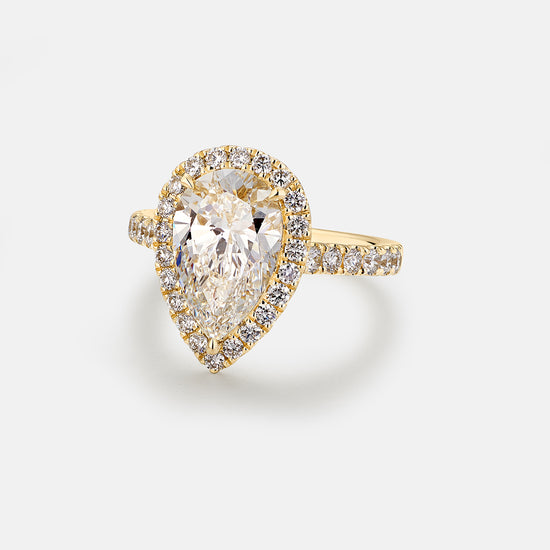 More Than Pear Engagement Ring | The Customized Perfect Proposal Ring - Diamond’s Bird