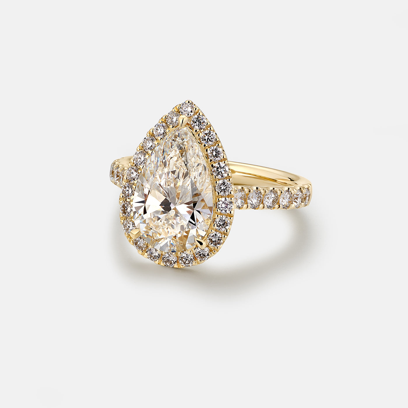 More Than Pear Engagement Ring | The Customized Perfect Proposal Ring - Diamond’s Bird