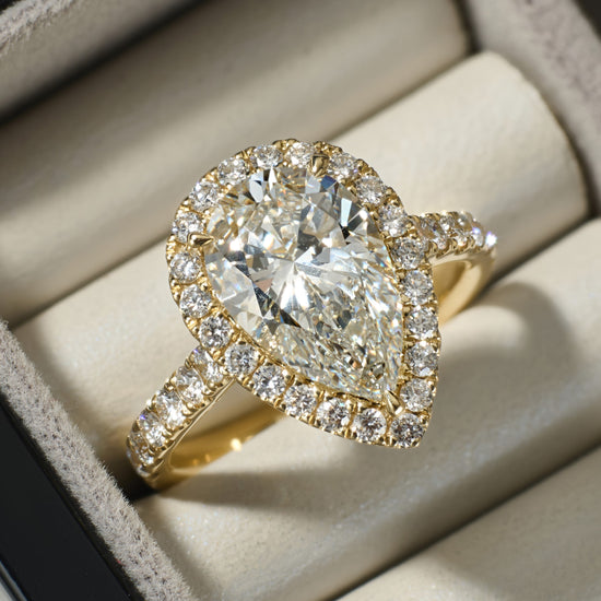More Than Pear Engagement Ring | The Customized Perfect Proposal Ring - Diamond’s Bird
