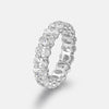 Oval-cut Shared Prong Eternity Ring (4CTW+)