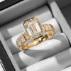 All-Emerald Cut Bezel Infinity