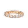 Round Cut Shared Prong Eternity Ring