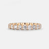 Round Cut Shared Prong Eternity Ring