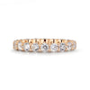 Round Cut Shared Prong Eternity Ring