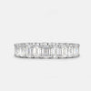 Emerald Cut Shared Prong Eternity Ring (4CTW+)