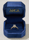 2.02CT More Than Long Cushion Cut in 14K Yellow Gold