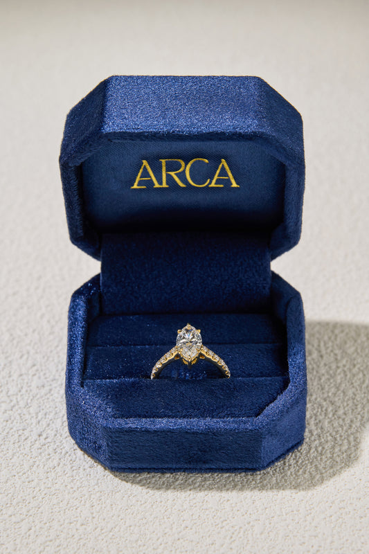 2.08CT More Than Marquise Cut in 14K Yellow Gold