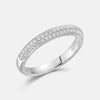 Half Pavé Ring