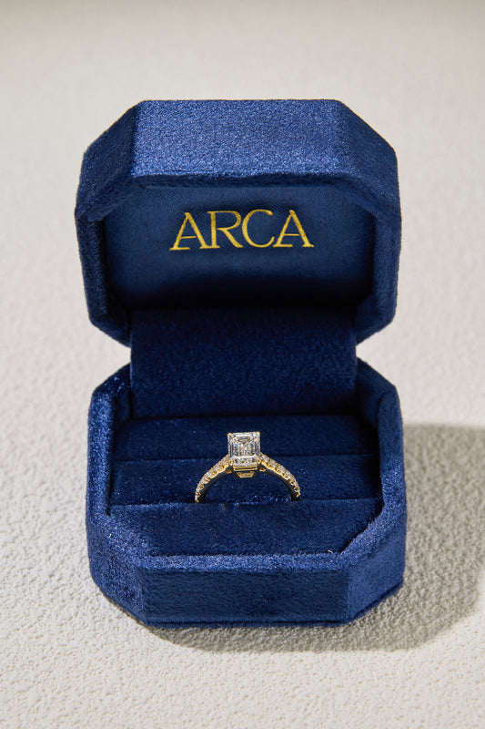 2.08 CT More Than Emerald Cut in 14K Yellow Gold