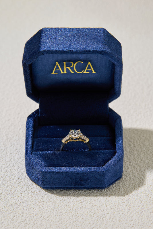 1.56 CT Exist Round Cut in 14K Yellow Gold