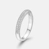 Half Pavé Ring