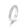 Half Pavé Ring