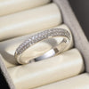 Pavé Layered Stacking Ring | Unveil Your Glow - Diamond’s Bird