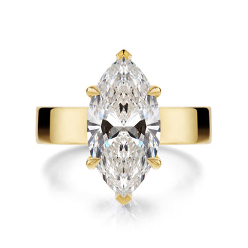 Cigar Band Marquise Cut