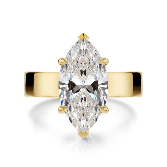 Cigar Band Marquise Cut