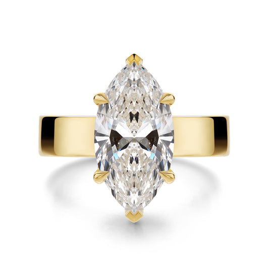 Cigar Band Marquise Cut