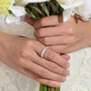 Emerald Cut Shared Prong Eternity Ring (4CTW+)