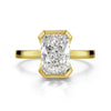 Half Bezel Radiant Cut