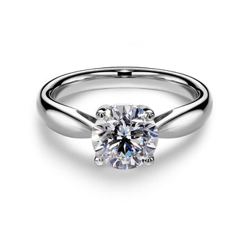 3.02CT Merge Round Cut in 14K White Gold
