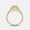 More Than Halo Emerald Cut