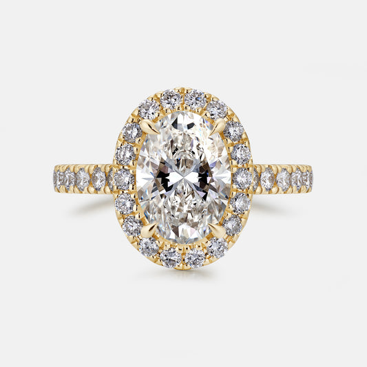 More Than Halo Oval Cut