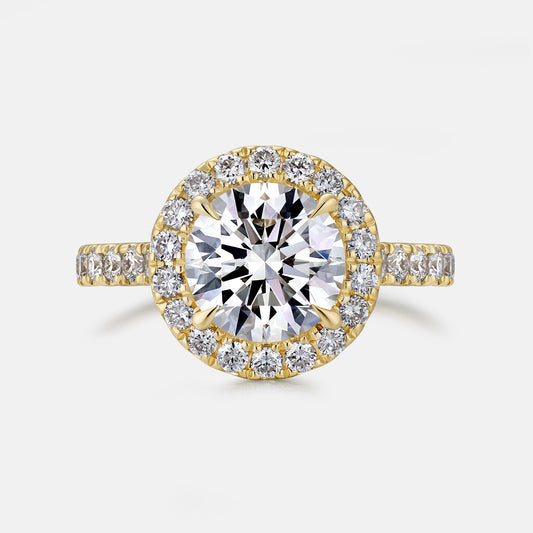 More Than Halo Round Cut