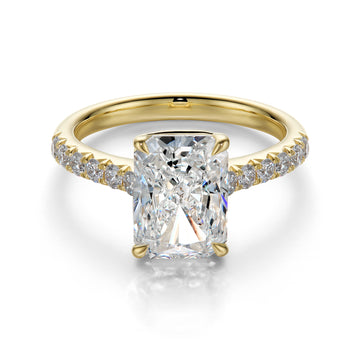 3.06 CT More Than Radiant Cut in 18K Yellow Gold