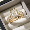 All-Emerald Cut Bezel Infinity