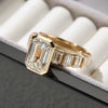 All-Emerald Cut Bezel Infinity