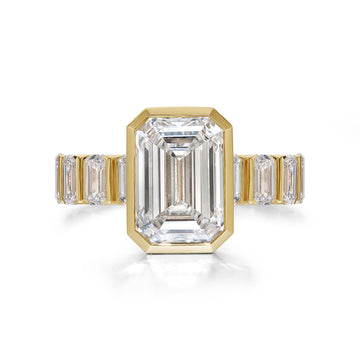 All-Emerald Cut Bezel Infinity