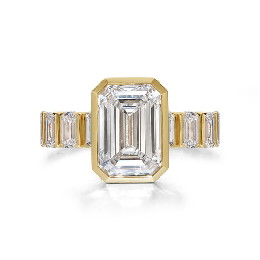 All-Emerald Cut Bezel Infinity