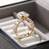 All-Emerald Cut Bezel Infinity