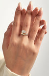 Curved Chunky Ring Asymmetric Pear
