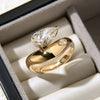 Curved Chunky Ring Asymmetric Pear