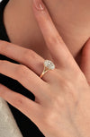 Cathedral Oval Ring