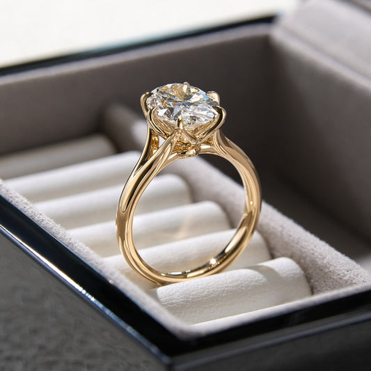 Cathedral Oval Ring