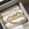 Honeycomb Emerald Ring