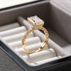 Honeycomb Emerald Ring