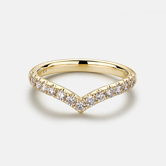 V Curved Ring