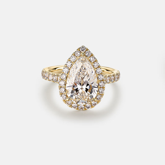 More Than Pear Engagement Ring | The Customized Perfect Proposal Ring - Diamond’s Bird