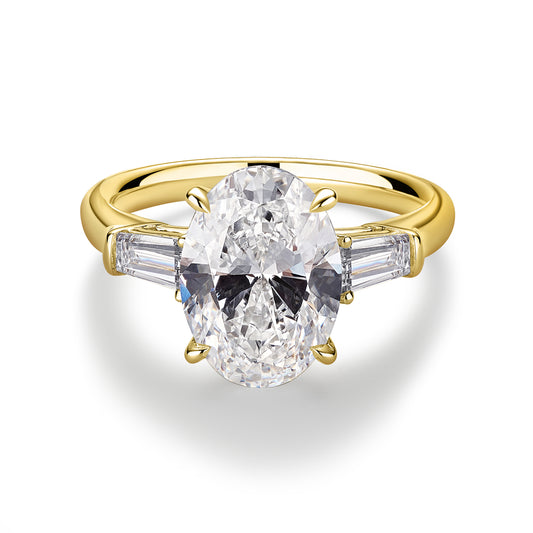 1.56CT Exist Oval Cut in 14K Yellow Gold
