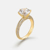 Certate Encrusted Engagement Ring | Engraved with Your Love- Diamond’s Bird