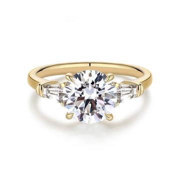1.56 CT Exist Round Cut in 14K Yellow Gold