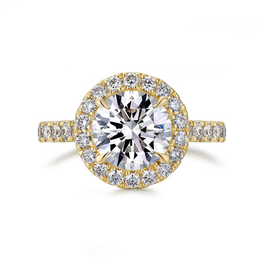 More Than Halo Round Cut