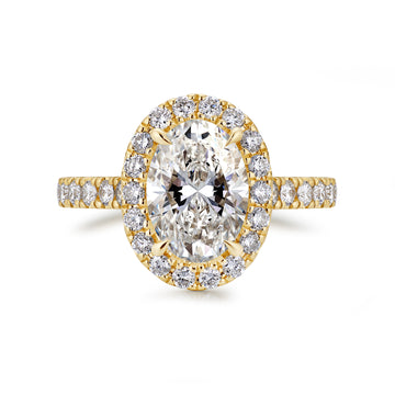 More Than Halo Oval Cut