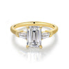 2.13CT Exist Emerald Cut in 18K Yellow Gold
